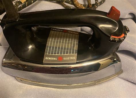 general electric original iron box vintage|vintage electric iron identification.